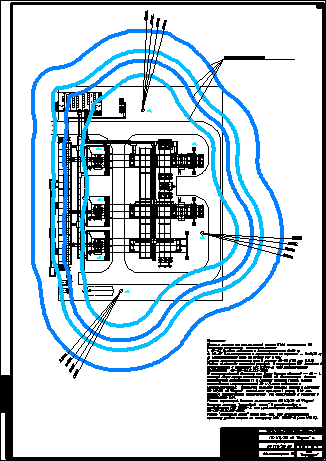 dwg-чертеж подстанции в AutoCAD